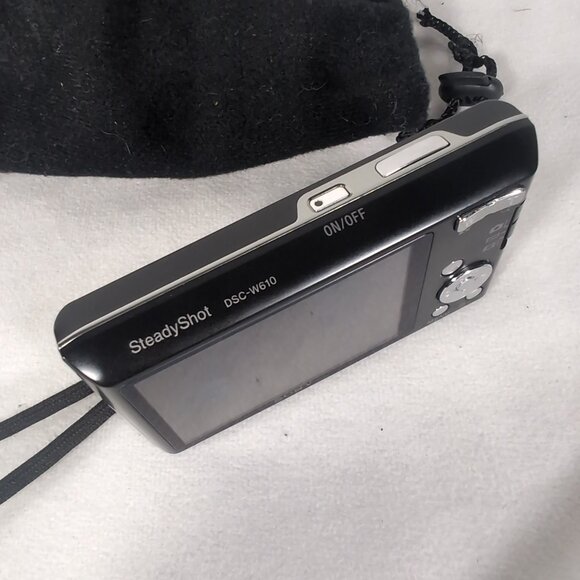 Sony Cybershot DSC-W610 Black WORKING TESTED Charging Adapter Battery 14.1MP 4X - Picture 15 of 16